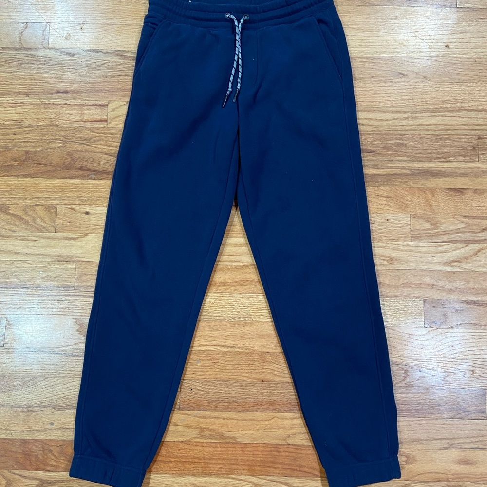 Blue sweatpants